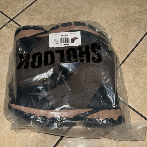 SHULOOK Men's Snow Boots Waterproof Boot Non-slip Outdoor Ankle High-top… - Picture 3 of 7